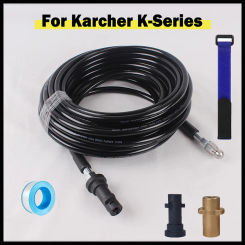 4000 PSI For Karcher High Pressure Washers Cleaning Pipe 1/4 Removable Nozzle Optional Adapter Sewer Drain Water Cleaning Hose