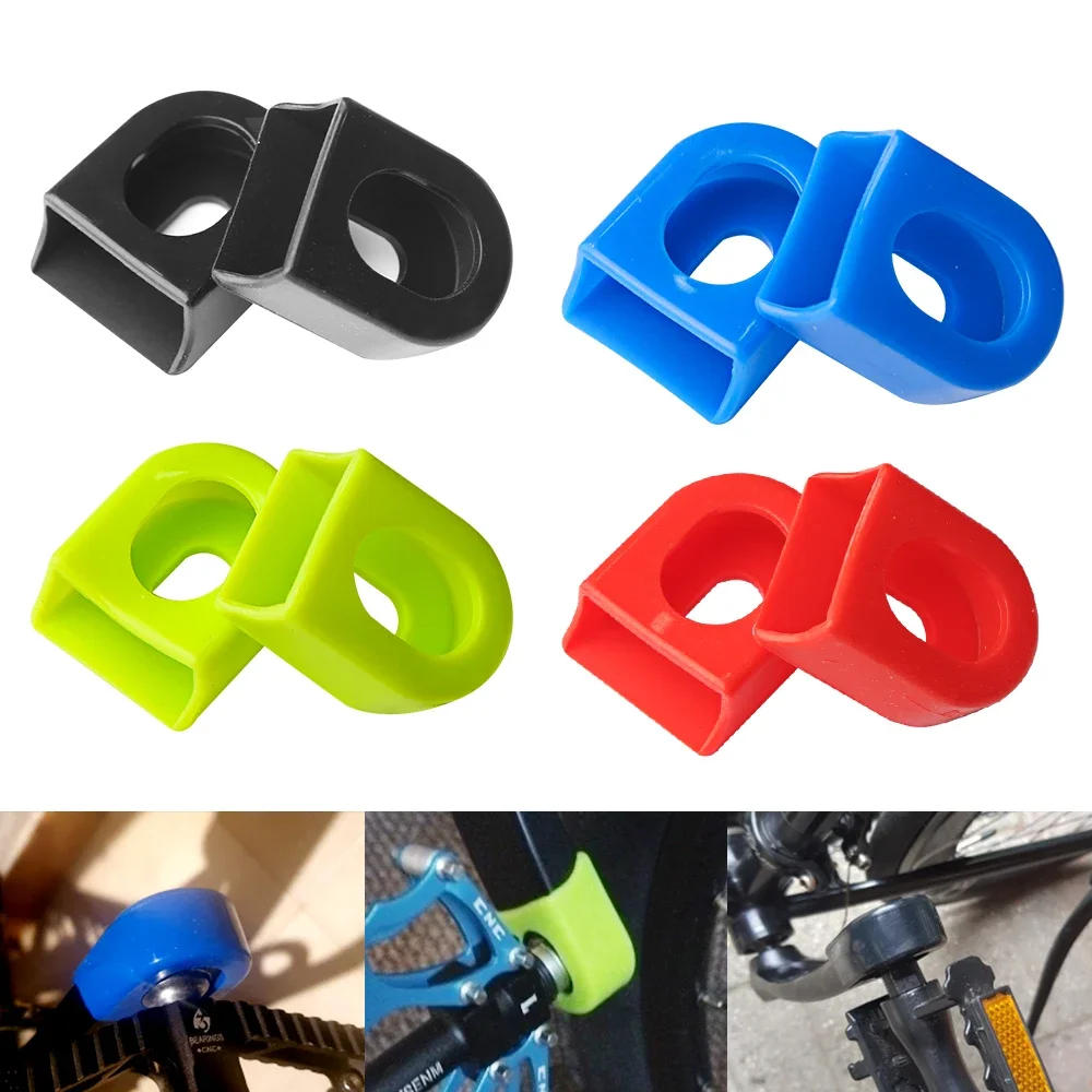 Description Picture 2 of itemSilicone Sleeve Pedal Crankset Protective Case Bicycle Silicone Crank Cover Protector Mountain Road Bike Cycling MTB Accessories