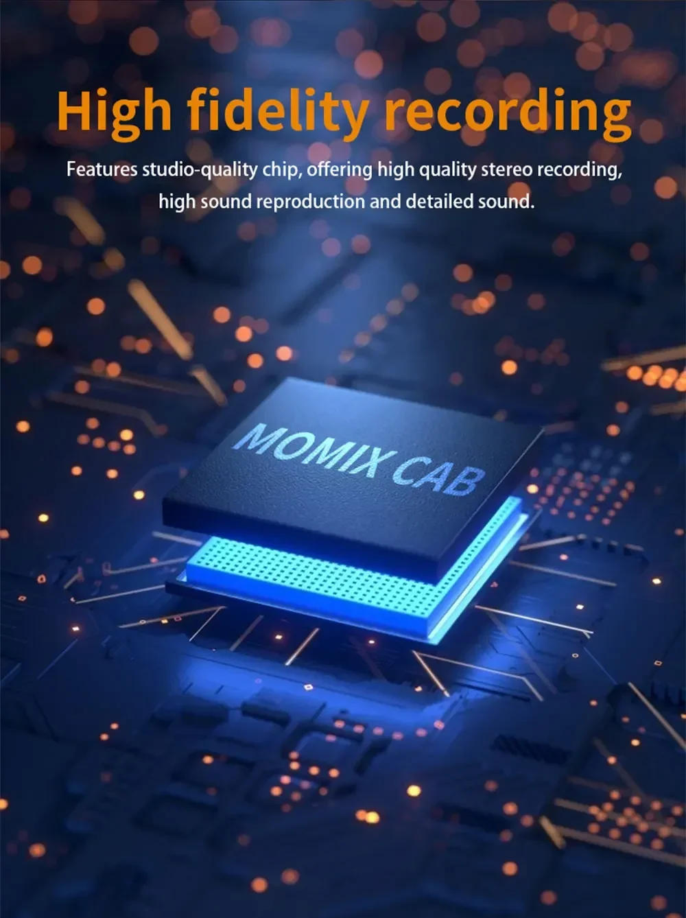 Description Picture 4 of itemJOYO MOMIX CAB Portable Pocket USB Sound Card Guitar Headphone Recording Live Streaming Plug and Play Mini Audio Mixer