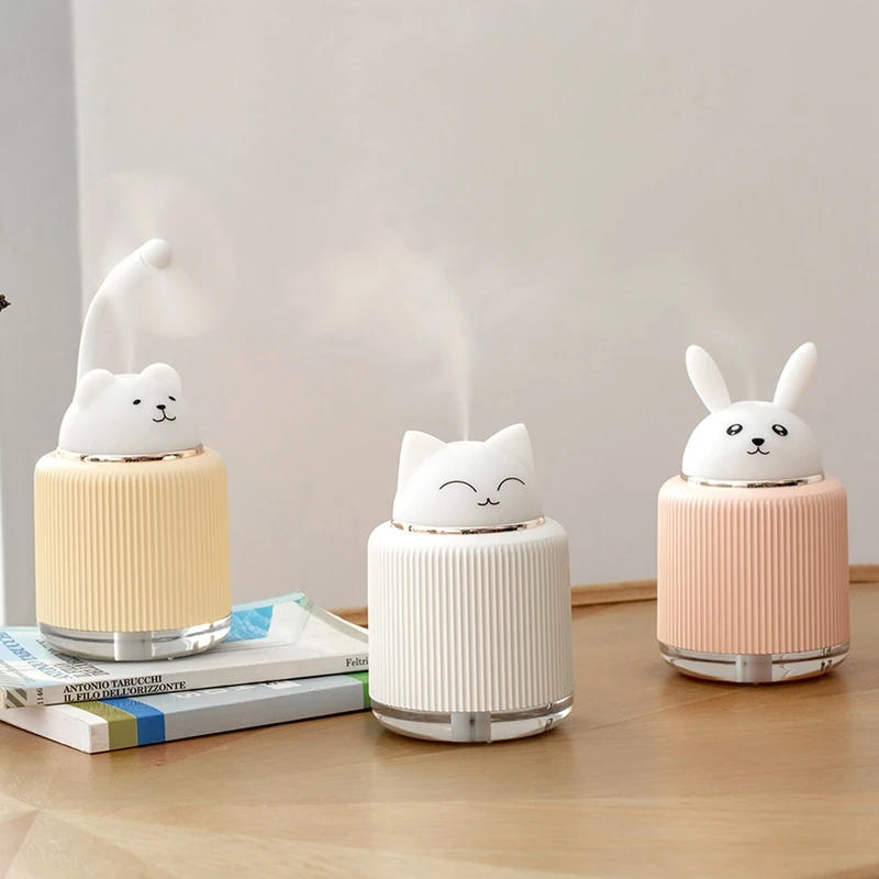 Description Picture 5 of itemPortable Cute Air Humidifier With Night Light USB Humidifier Diffuser Air Freshener Mist Maker For Home Car