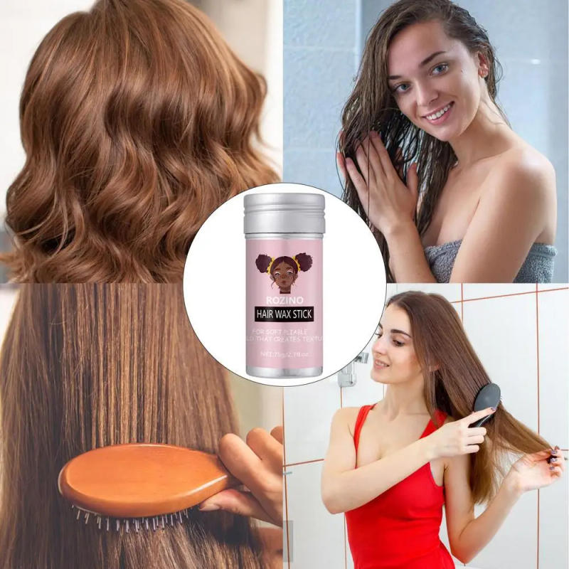 Description Picture 4 of itemLess Greasy Styling Wax Hair Style Wax Portable Non-greasy Styling Wax Stick Hair For Men Adults Fly Away And Edge Frizz Hair