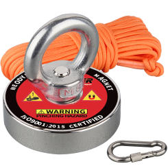 Magnet Super Strong Powerful Circular Ring Salvage Fishing NdfeB Round C48L Magnet Fishing and Magnetic Recovery Salvage