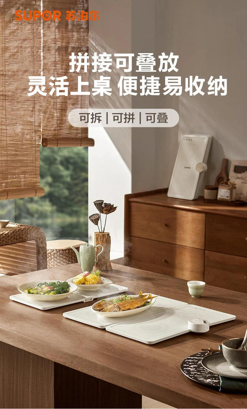 Description Picture 3 of itemNew Warm Dishes Board 220V  2-gear Temperature Control Home Hot Plate Winter Dining Table Insulation Board Mug Warmer кружка