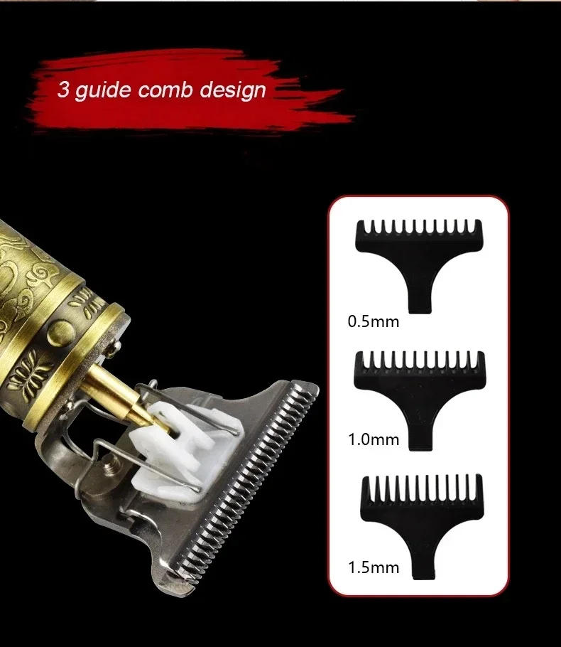 Description Picture 5 of itemBarber trimmers Baldheaded Hair Clipper Electric hair trimmer Cordless Shaver Trimmer Men Barber Hair clipper machine