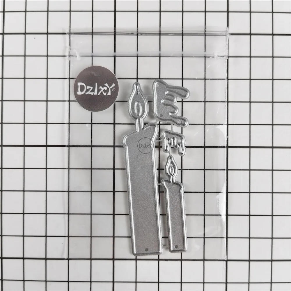 Description Picture 6 of itemDzIxY Candle Flame Metal Cutting Dies for Card Making Paper Embossing Die Cuts Sets Album Crafts 2023 New Templates Stencils