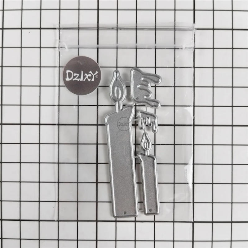 Description Picture 6 of itemDzIxY Candle Flame Metal Cutting Dies for Card Making Paper Embossing Die Cuts Sets Album Crafts 2023 New Templates Stencils