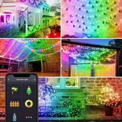 10m LED Fairy Lights RGB Bluetooth Remote APP Control String Light Dream Music Sync Lamp For Home Party Christmas Lighting Decor