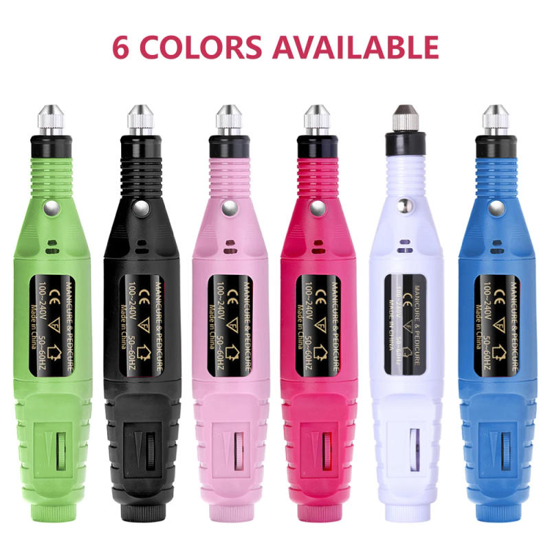 Description Picture 4 of itemLULAA Portable Electric Nail Drill Machine Set Gel Polish Remover Dead Skin Nail Polishing Tools Kit Sander Nails Accessories