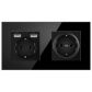 157 1USB 1 socket