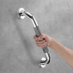 Bathroom Tub Toilet Handrail Grab Bar Stainless Steel 400/500mm Anti Slip Shower Safety Support Handle Towel Rack
