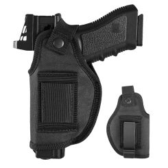 IWB/OWB 9mm Pistol Holster Concealed Carry Gun Holsters for Left/Right Hand Handgun Holster Compatible Glock 19 17 43X Taurus G2