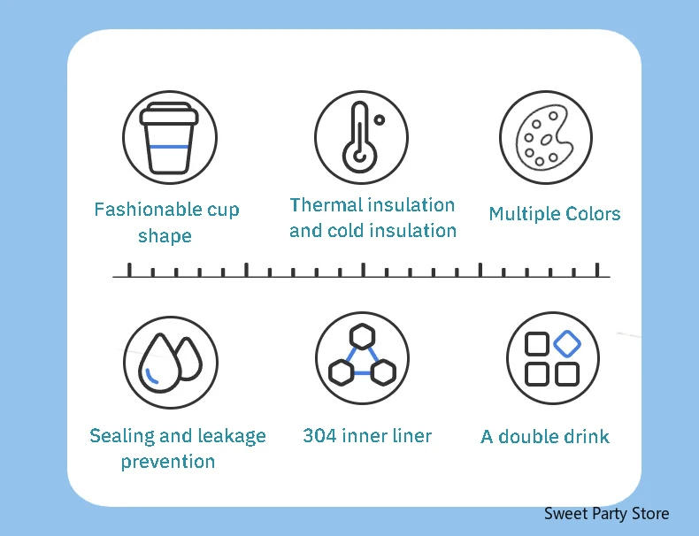 Description Picture 5 of itemTyeso 600/750/900/1050/1200ML Stainless Steel Thermo Bottle Car Coffee Cup Tumbler Cold And Hot Thermos Mug Travel Insulated Mug