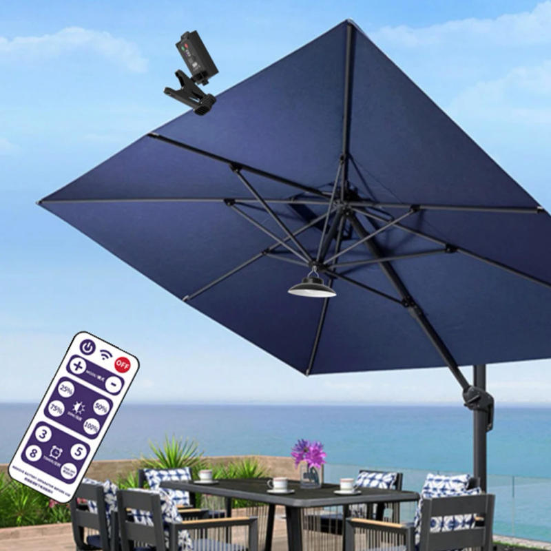 Description Picture 6 of itemSolar Powered LED Umbrella Lights Remote Control Clip-On Umbrella Lamp IP65 Waterproof Umbrella Pole Light for Garden Decoration