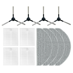 For EVE CC / SDJ12RM Side Brush Hepa Filter Mop Cloths Rag Robot Vacuum Cleaner Accessories Spare Parts