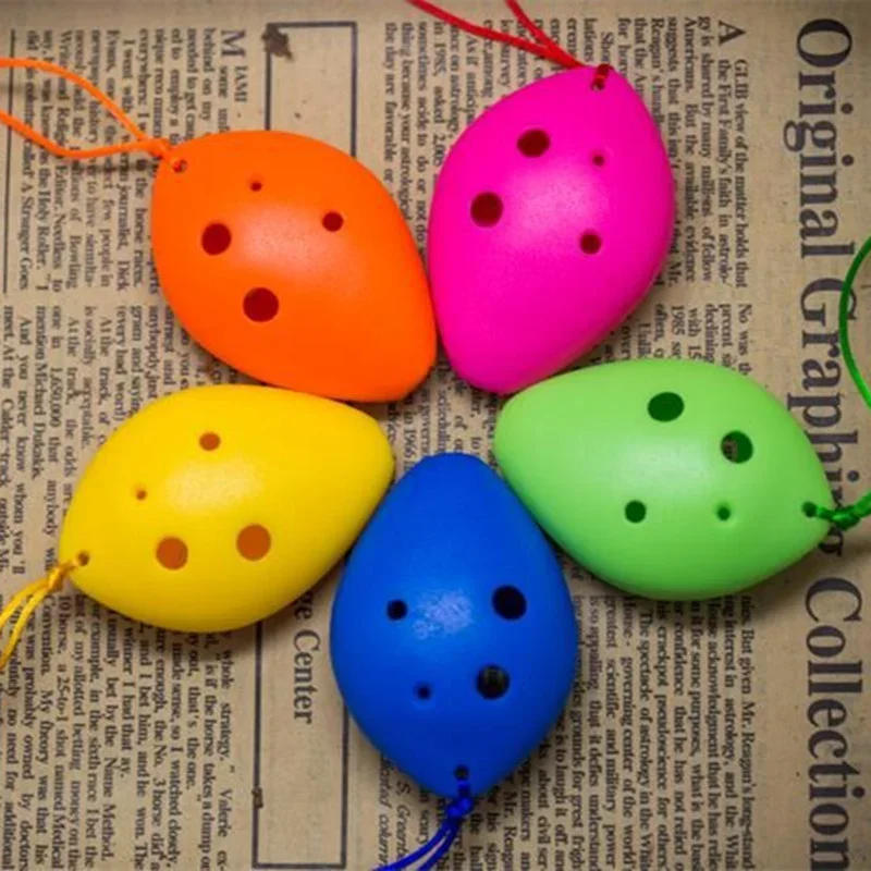 Description Picture 2 of item1Pcs Colorful Ocarina Flute 6 Hole Soprano C Ceramic Flauta Ocarina of Time Mini Ocarina Flute Kid's Toy Musical Instruments