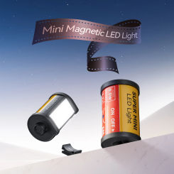 TTArtisan Mini Magnetic LED Light 5W 3 Color Tempretures Compact and Portable for Camera Lens Photography Vlog Live Streaming