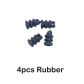 4pcs Rubber