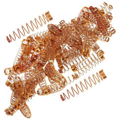 90 Pcs Accessories Mini Spring Bangle Organizer Mechanical Compression Springs Small Copper Heavy Duty Mould Die