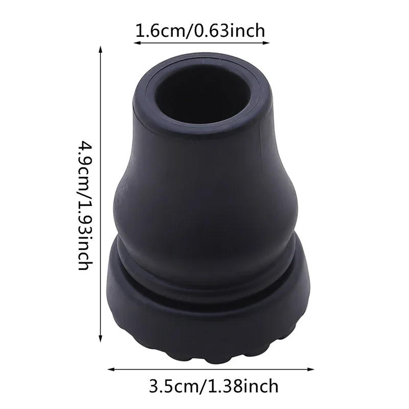 Description Picture 6 of item16-22mm Antiskid Walking Stick Crutch Cane Bottom Pads Cover Protector Climbing Hiking Trekking Pole Tip