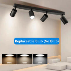 Led Pendant lamp GU10 Ceiling Spotlight for Living Room Adjustable Chandelier Kitchen Track Spot Light Dining Room Ceiling Lamp