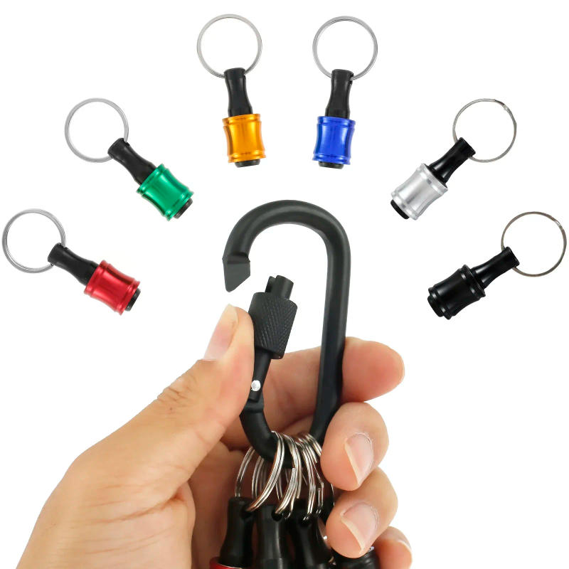 Description Picture 6 of item18Pcs 1/4in Hex Shank Screwdriver Change Handheld Screwdrivers Bits Holder Extension Bar Drill Keychain Screw Adapter Drill