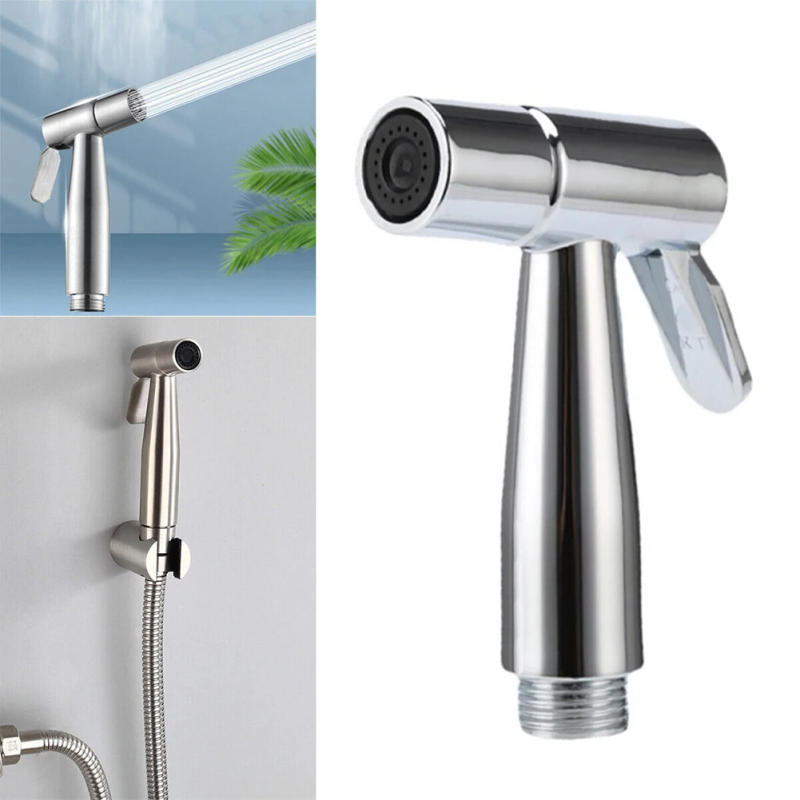 Description Picture 2 of itemHandheld Toilet Faucet Sprayer Held Stainless Steel Sprayer Gun Hand Bidet Spray Bathroom Self Cleaning Shower Head Hand Faucet