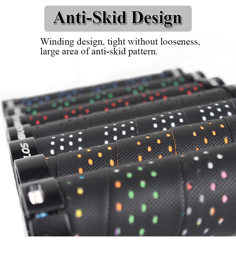 Description Picture 6 of item1Pair BUCKLOS Bicycle Handlebar Grips Soft 22.2mm MTB Handle Lock Grips Comfortable Shockproof Bike Tape Grip Bicycle Parts