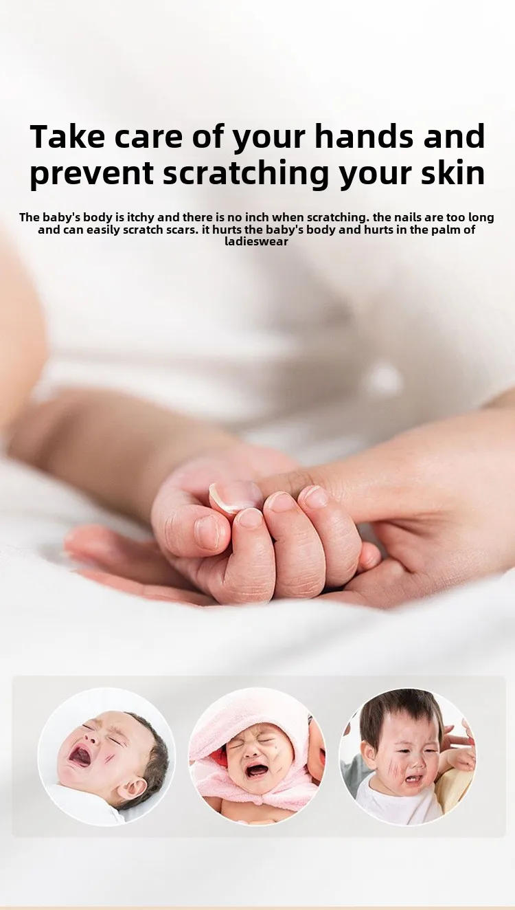 Description Picture 5 of itemPortable Mini Electric Nail Clipper Polisher With Light Low Noise Baby Trimmer Manicure Tools For Baby Adult Nail Cutter 3 Speed