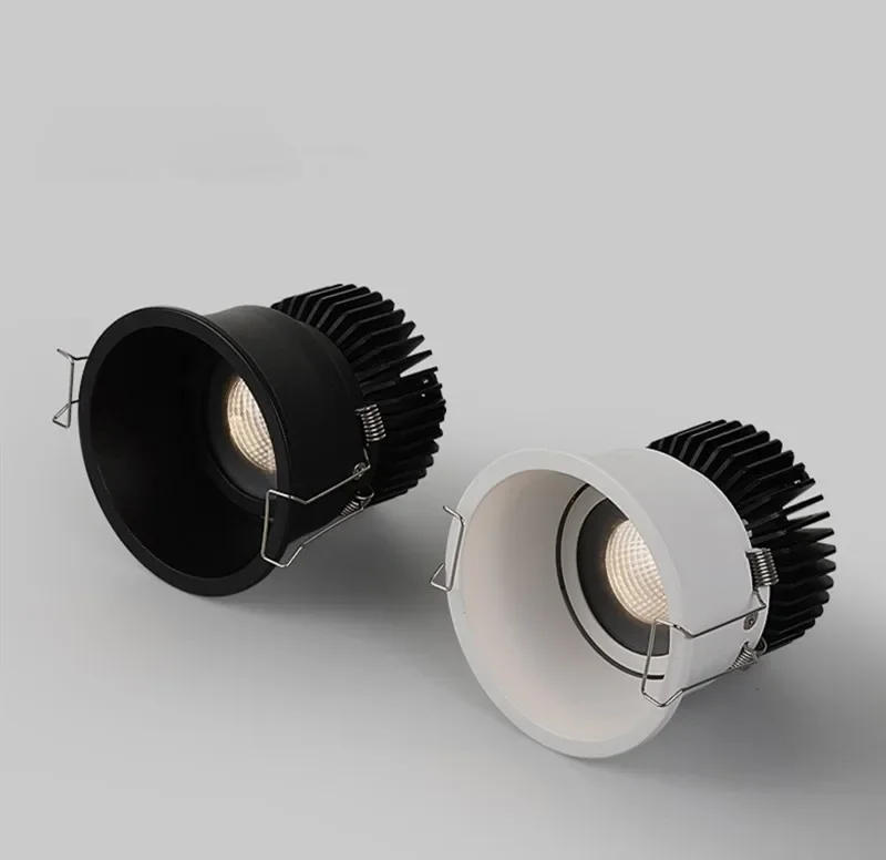 Description Picture 4 of itemDimmable Recessed Anti Glare COB LED Downlights 10W 15W 18W LED Ceiling Lamps Indoor Lighting AC110V/220V