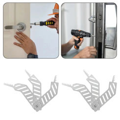 Compact Lock Tool, Primary Lock Set, Comb Shaped Lock, Multifunctional Compact Fire Maintenance Lock