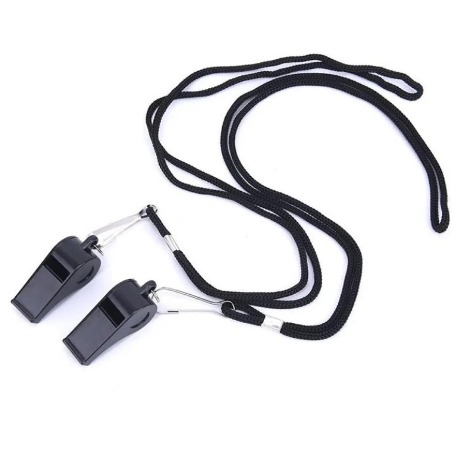 Description Picture 4 of itemHigh Quality Black Whistle Referee Game Halter Whistle Outdoor Travel Hiking Whistle Suitable For Basketball Volleyball Games
