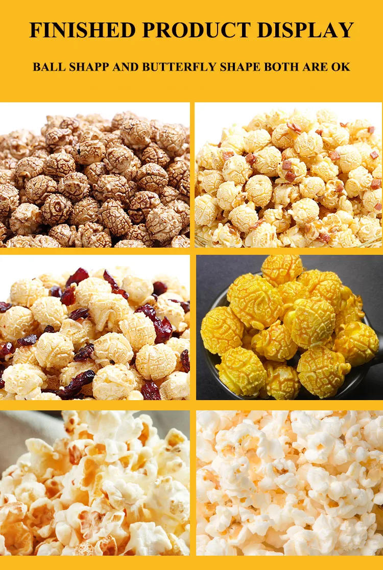 Description Picture 4 of itemProfessional Sweet Caramel Popcorn Making Machine Commercial Caramel Kettle Corn Popcorn Machine / Corn Popping Machine