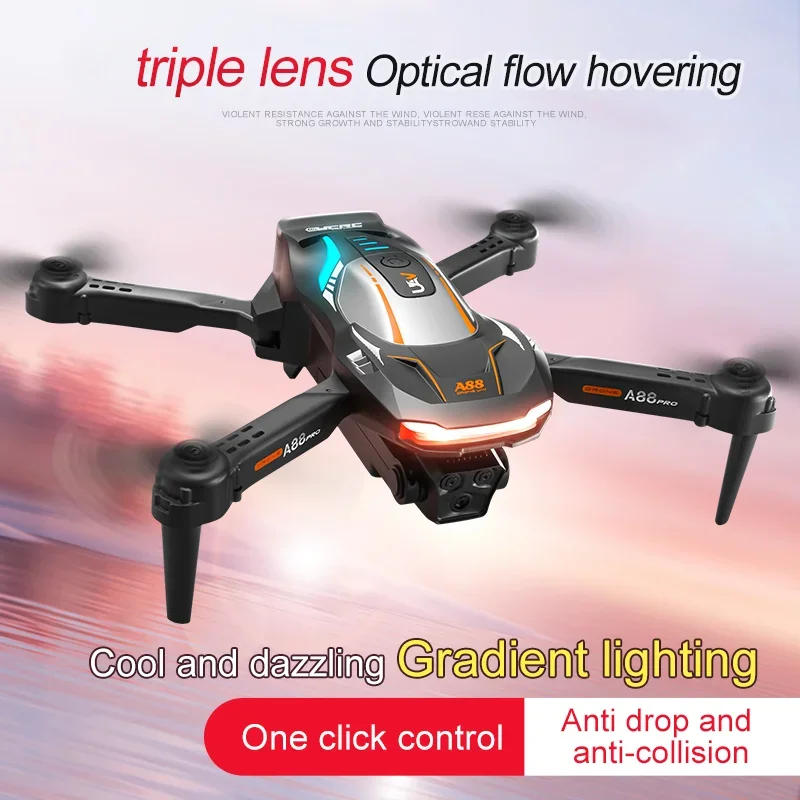 Description Picture 3 of itemA88 Drone Professional 8K GPS Dual Camera 5G Obstacle Avoidance Optical Flow Positioning Brushless Upgraded RC ﻿Dron 10000M