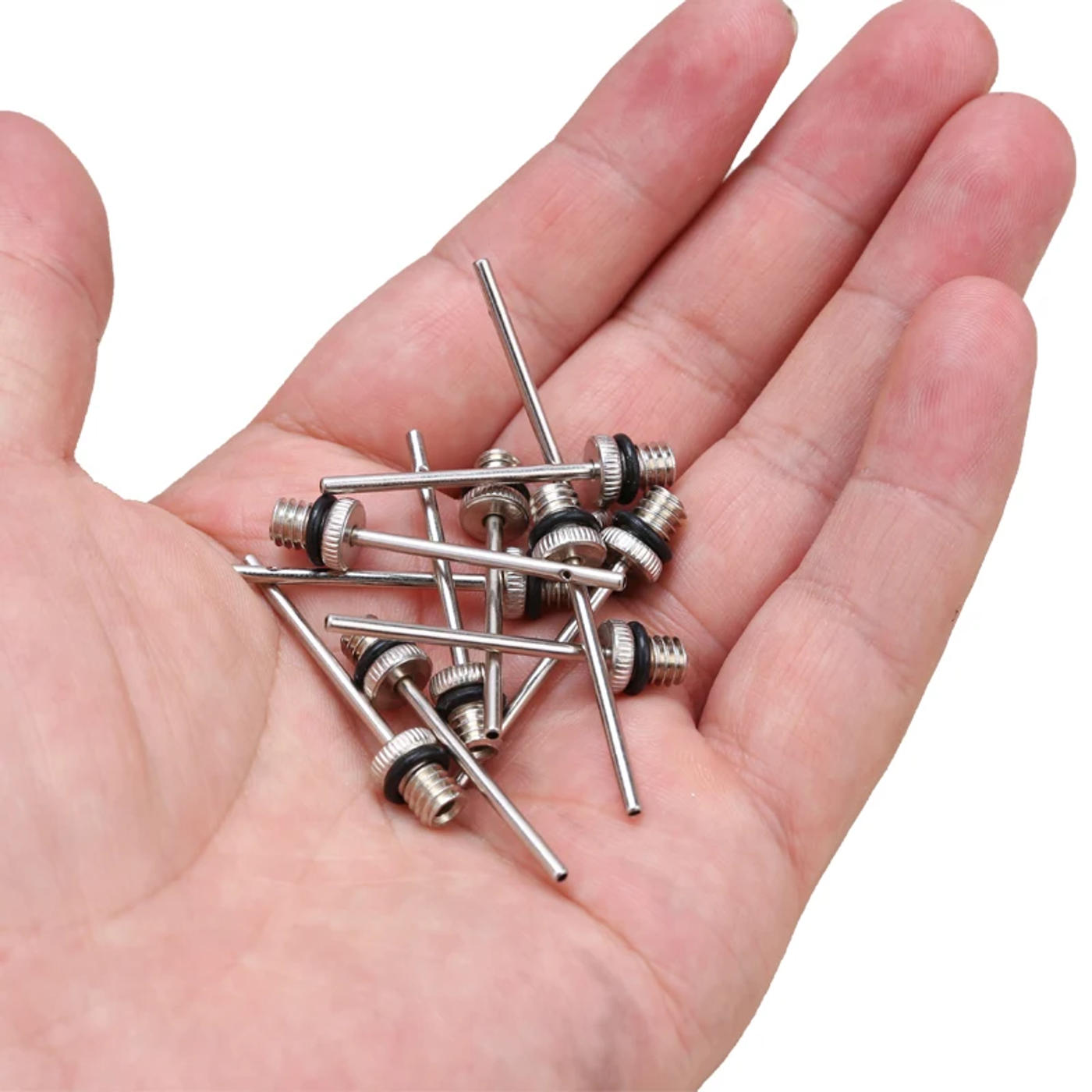 Description Picture 3 of item6/12 Pcs Inflatable Needles Basketball Soccer Volleyball Inflatable Needles Balls Universal Needles Pump Accessories