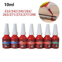 10ml Threadlocker 222/242/243/262/263/271/277/290 Thread Lock Agent Anaerobic Glue Sealer Sealing Glue Quickly Cured Thread Lock