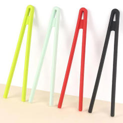 Silicone Food Toast Tongs Trivet Tongs For Kitchen Tongs Non-slip Cooking Clip Clamp BBQ Salad Tools Grill Kitchen Accessories