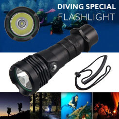 3-Mode L2 LED Scuba Diving Flashlight Underwater 80M Torch Diver Light Portable Lantern