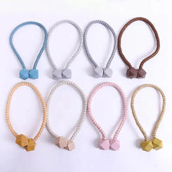 Magnetic Polyester Curtain Tieback Holder Hooks Ball Buckle Clip Home Decor Tie Back Accessories Hot fashion