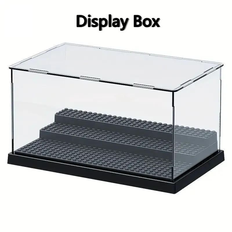 Description Picture 2 of itemAcrylic Transparent Display Box Building Blocks Model Assemble Dust Cover Figures Toys Protection Showcase Compatible With Brand