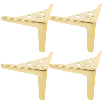 4pcs Furniture Legs Heavy Duty Furniture Feet Replacement Feet Triangle Cabinet Feet