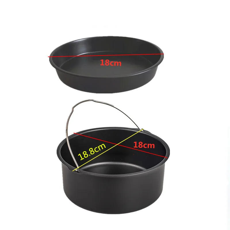 Description Picture 2 of itemAir fryer accessories diameter 18cm baking basket household fryer Suitable for phillips airfryer parts