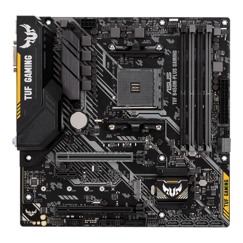 Description Picture 4 of itemASUS B450M Motherboard TUF B450M-PLUS GAMING AM4 support Ryzen 5 5600G 5300G 5700 3900 1500 cpus DDR4 64GB M.2 ATX