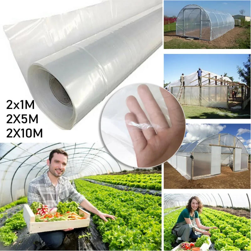 Description Picture 2 of itemClear Greenhouse Film Plastic Small Arch Shed Transparent Film PE Hot House Cover Dustproof For For Grow Tent Room Garden Plants