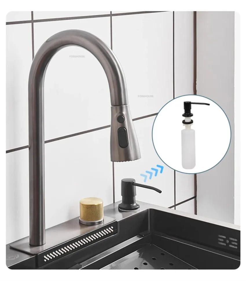 Description Picture 6 of itemNano Stainless Steel Kitchen Sinks Integrated Cabinet Home Wash Basin for Kitchen Simple Washing Sinks for Kitchen Accessories