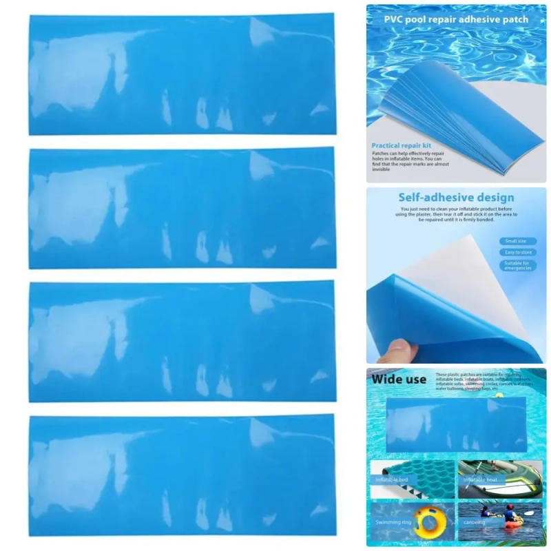 Description Picture 2 of item10Pcs Underwater Repair Pool Repair Patches Self-Adhesive Multifunctional Pool Repair Kit PVC For Swimming Pool Patch Glue
