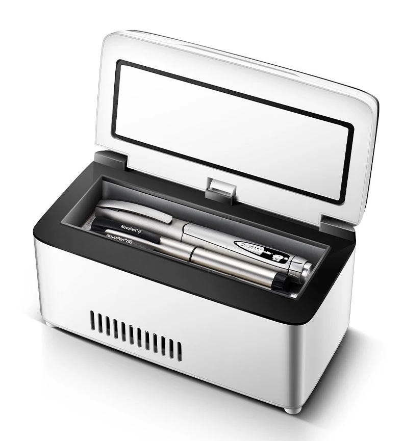 Description Picture 4 of item13600mAh Portable Insulin Refrigerator USB Rechargeable Mini Cold Box Drug Medicine Constant Temperature Cooler Case With Bag