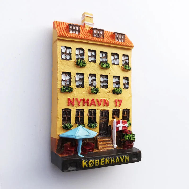 Description Picture 5 of itemDenmark Travelling Fridge Magnets Home Decor Denmark Tourism Souvenirs Fridge Stickers Message Board Magnetic Stickers Gifts