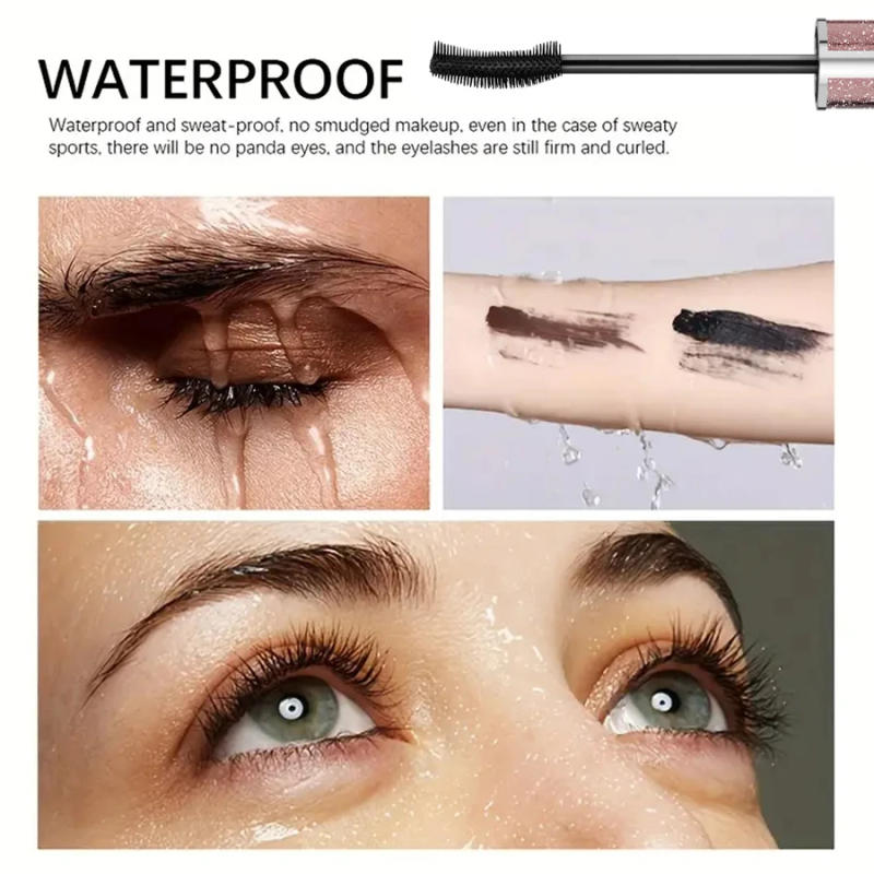 Description Picture 4 of item4D mascara lengthening black lash eyelash extension eye lashes brush beauty makeup long-wearing eye cosmetics for women gifts