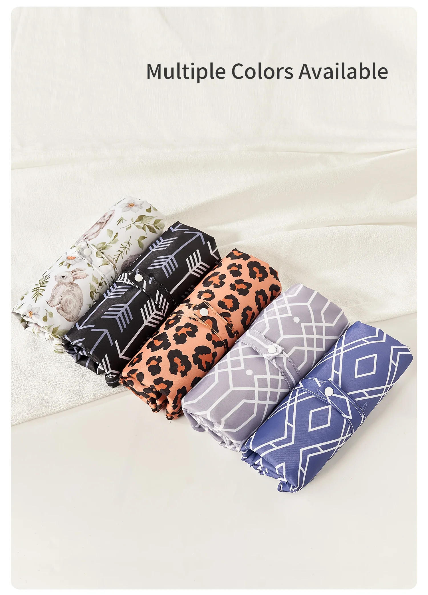 Description Picture 6 of itemFoldable Baby Diaper Changing Pad Waterproof Newborn Diaper Pad Portable Toddler Changing Table Durable Oxford Baby Diaper Sheet