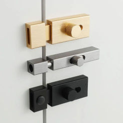New Aluminum Alloy Door Buckle Hasp Hardware Anti-theft Door Window Latch Durable Toggle Latch Sliding Door
